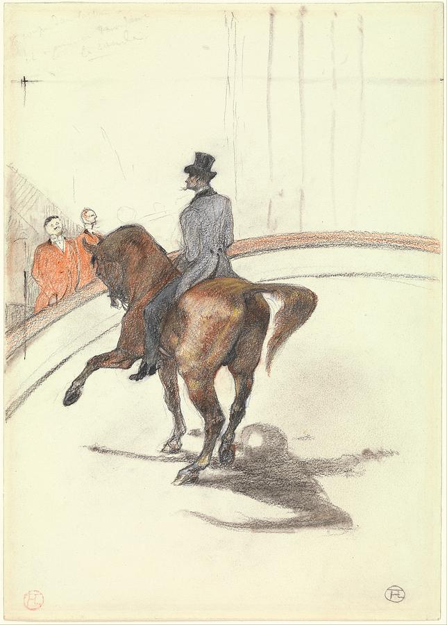Henri De Toulouse Lautrec Painting - At the Circus The Spanish Walk by Celestial Images