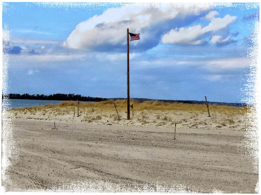 At the end of Nauset  Beach Framed Photograph by Constantine Gregory