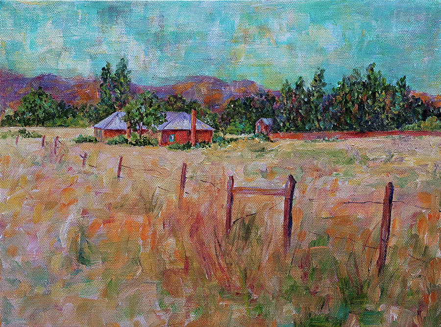 At the Farm Painting by Sally Quillin