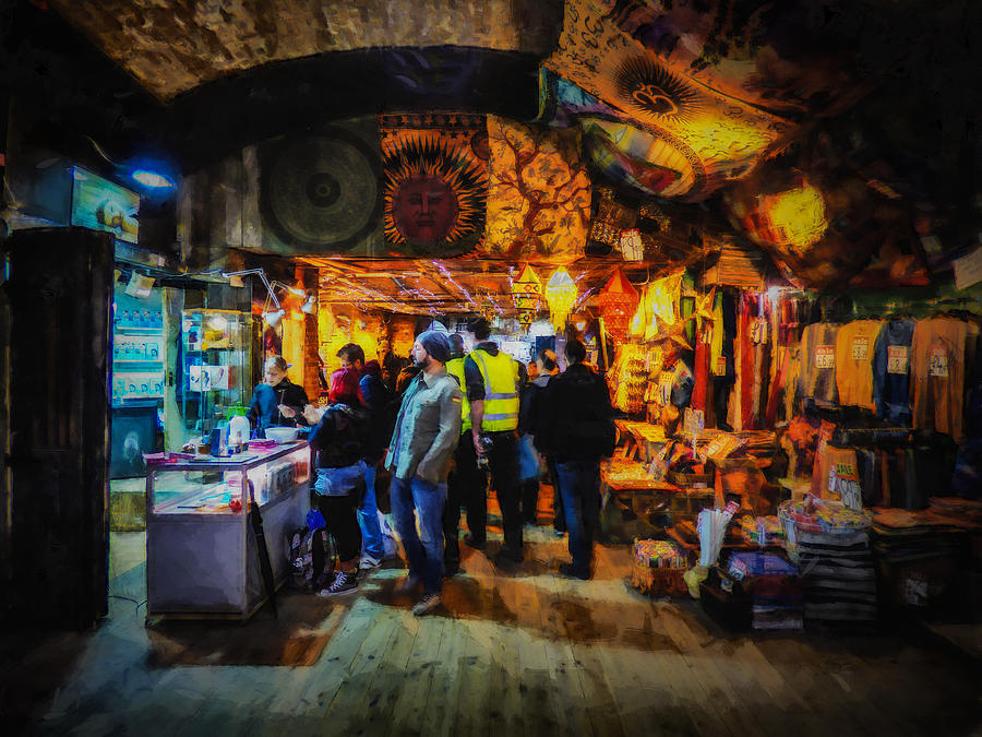 At the Grand Bazaar Photograph by Steve Taylor