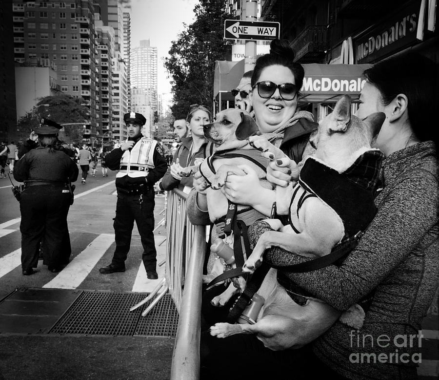 At the Marathon - New York City Photograph by Miriam Danar