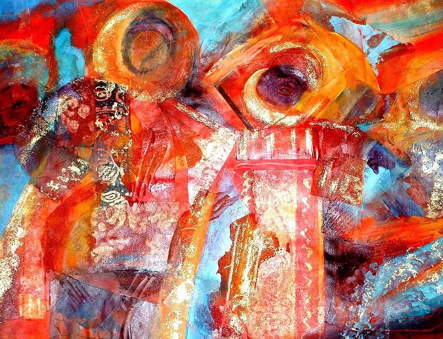 At the Market Painting by Patricia Rachidi