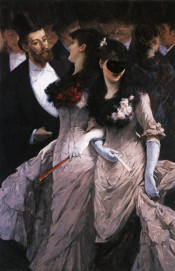Flower Digital Art - At The Masquerade by Charles Hermans