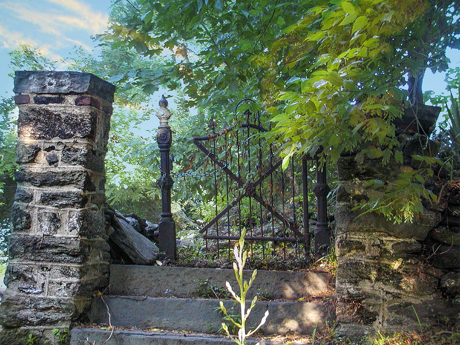 Garden Photograph - At The Old Garden Gate by Bill Cannon Garden Photograph - At The Old Garden Gate by Bill Cannon