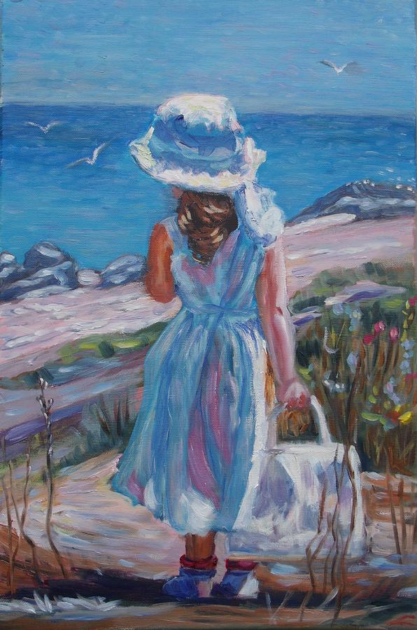 At The Sea Painting