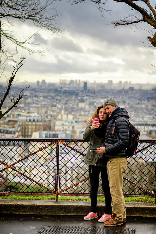 Paris Photograph - At the Viewpoint of the Sacre-Coeur by Pablo Lopez