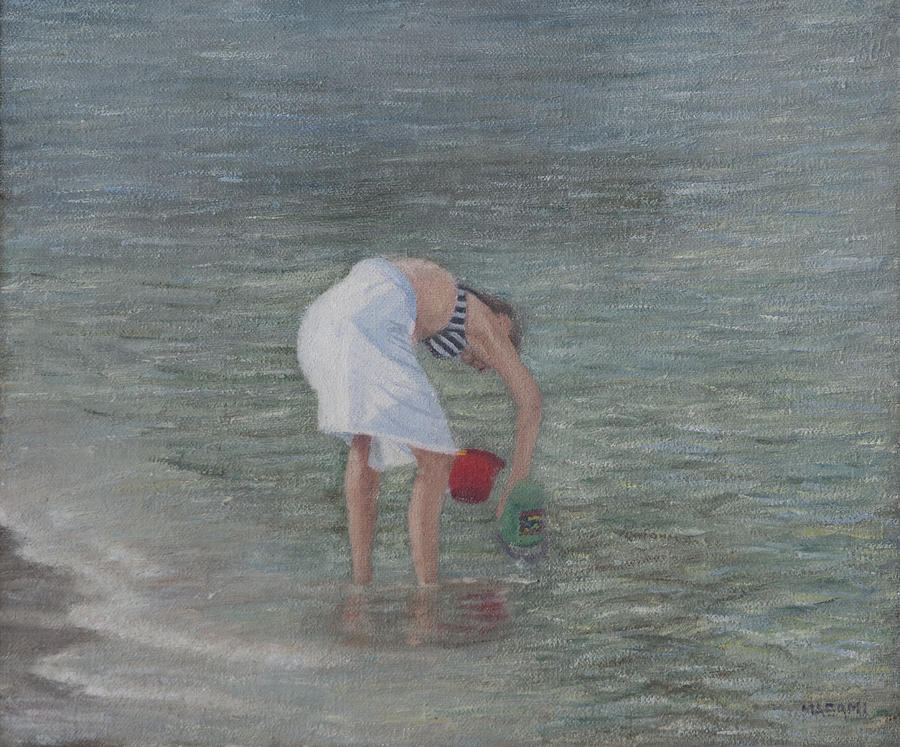 At The Water Painting by Masami Iida