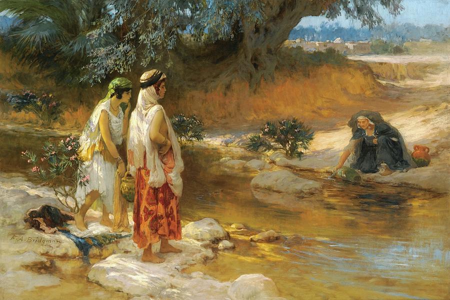 At The Waters Edge Painting by Frederick Arthur