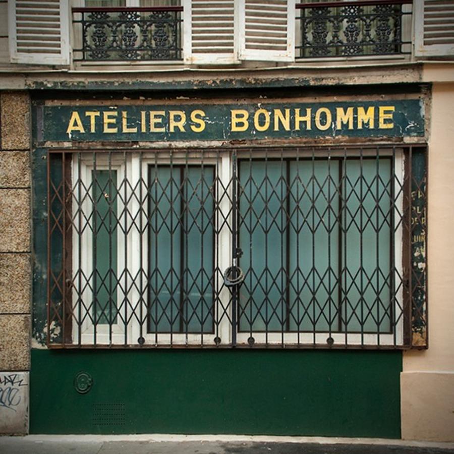 Paris Photograph - #ateliersbonhomme #rueamelot #paris by Pixdar Photographies