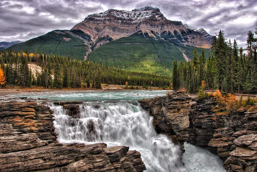 Athabasca Falls Photograph by AIR Photography - Fine Art America