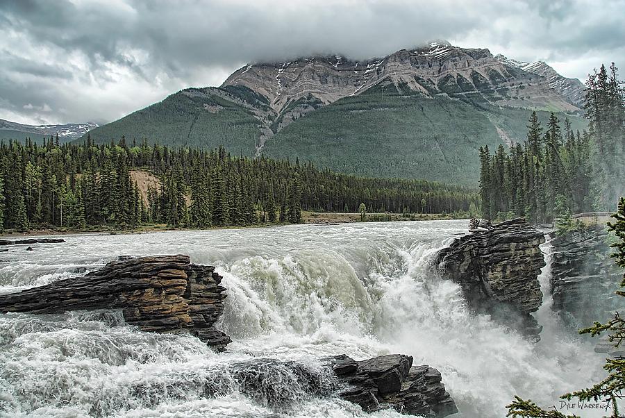 Athabasca Falls - Jasper N. P. Canada   Photograph by Dyle   Warren
