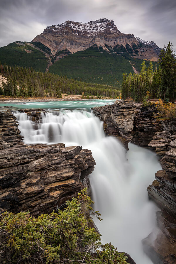 Athabasca Falls on the Icefield Parkway Photograph by Pierre Leclerc Photography