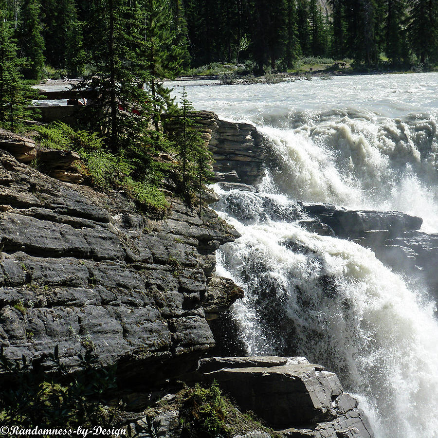 Athabasca Falls Photograph by Susan Granrud - Fine Art America