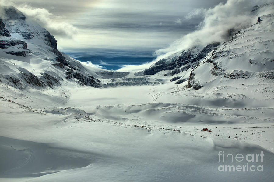 Athabasca Glacier Blues Photograph by Adam Jewell