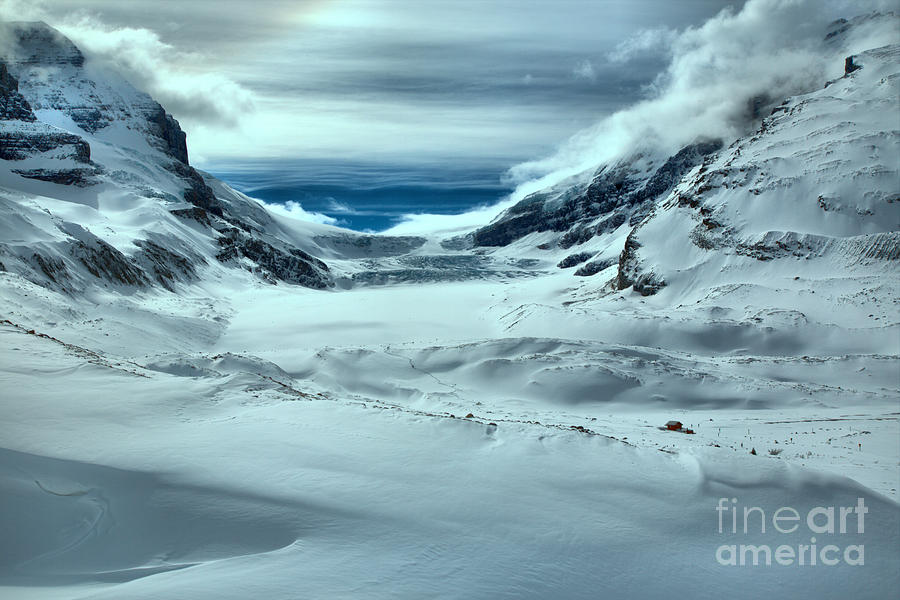 Athabasca Glacier Winter Paradise Photograph by Adam Jewell
