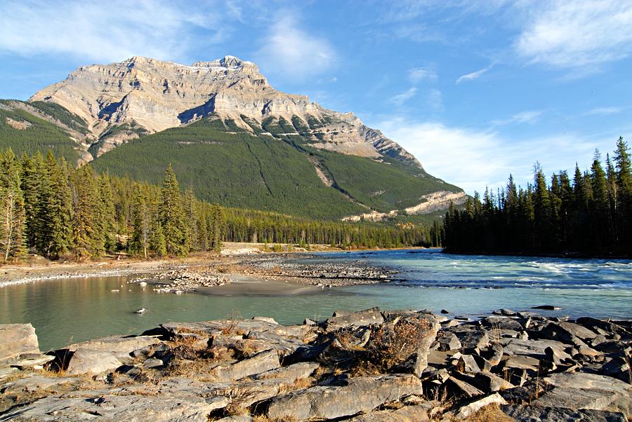 Athabasca River Photograph by Larry Ricker
