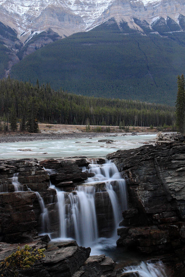Athabasca waterfalls in Jasper National Park Photograph by Pierre Leclerc Photography