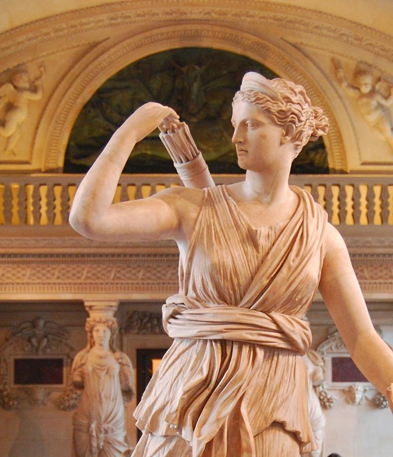 Athena Statue Digital Art by Nancy Bradley