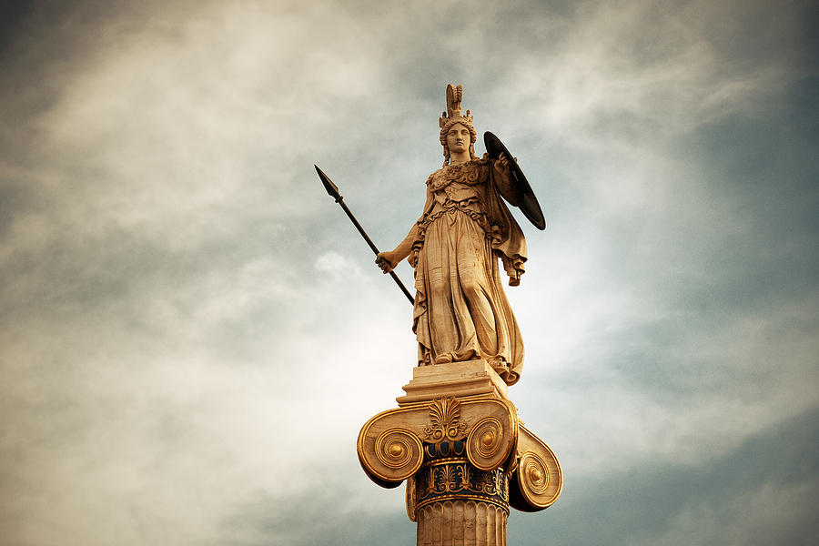 Athena statue Photograph by Songquan Deng