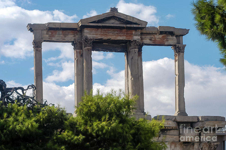 Athens Arch of Hadrian Photograph by Bob Phillips
