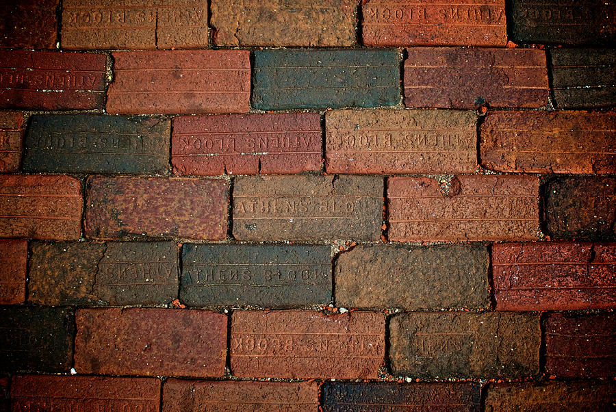Athens Bricks Photograph by Wesley West
