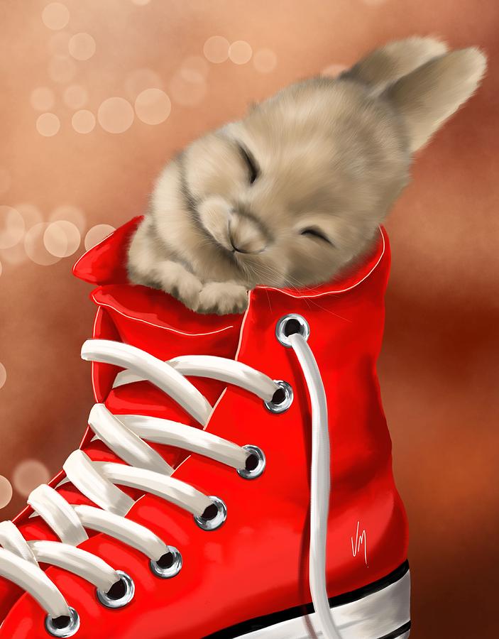 Animal Painting - Athletic rest by Veronica Minozzi