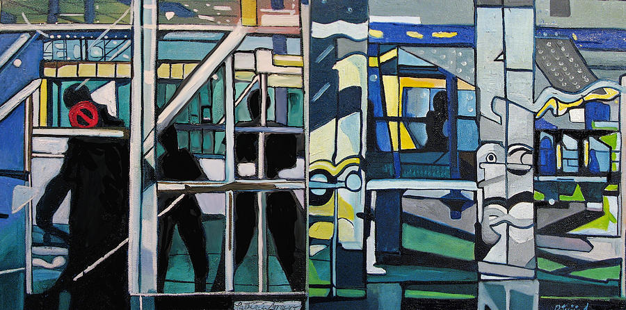 Atlanic City Abstract No.1 Painting by Patricia Arroyo