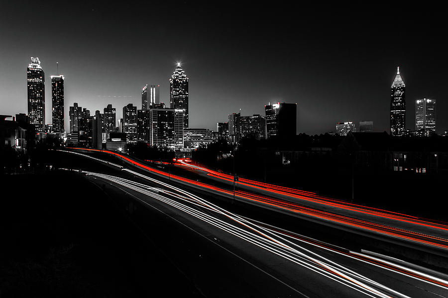 Atlanta Black and White Photograph by Kenny Thomas