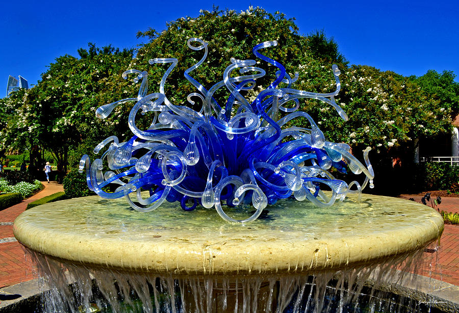 Atlanta Botanical Gardens - Fountain 002 Photograph by George Bostian ...