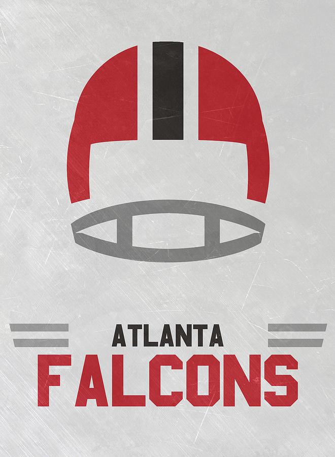 Atlanta Falcons Vintage Art Mixed Media By Joe Hamilton - Fine Art America