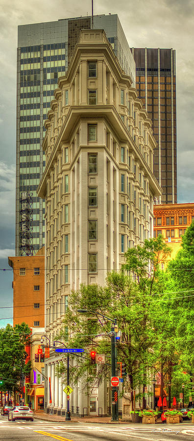 Atlanta Flatiron Building The English-American Building Art Flatiron Architectur Photograph by Reid Callaway