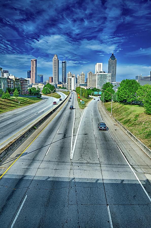 Atlanta Georgia City Downtown Skyline View Photograph by Alex Grichenko
