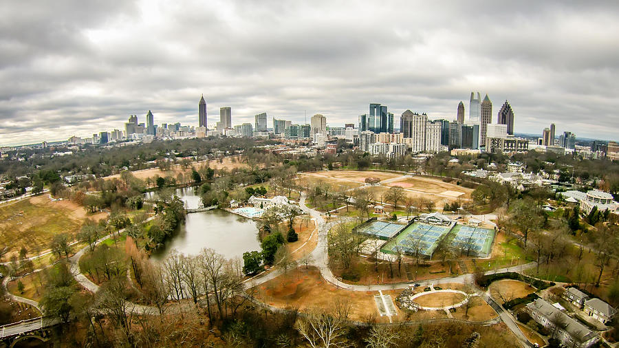 Atlanta Georgia City Skyline Photograph by Alex Grichenko