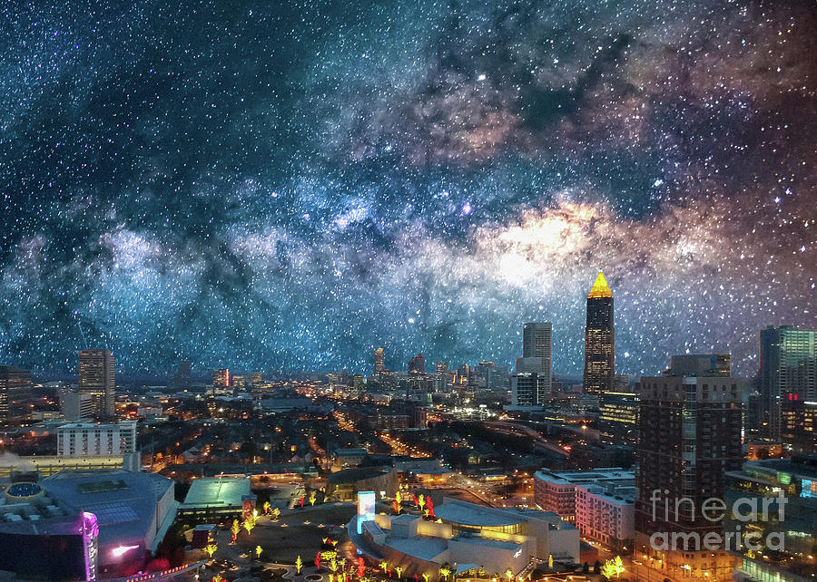 Atlanta Milky Way Photograph by Robert Loe