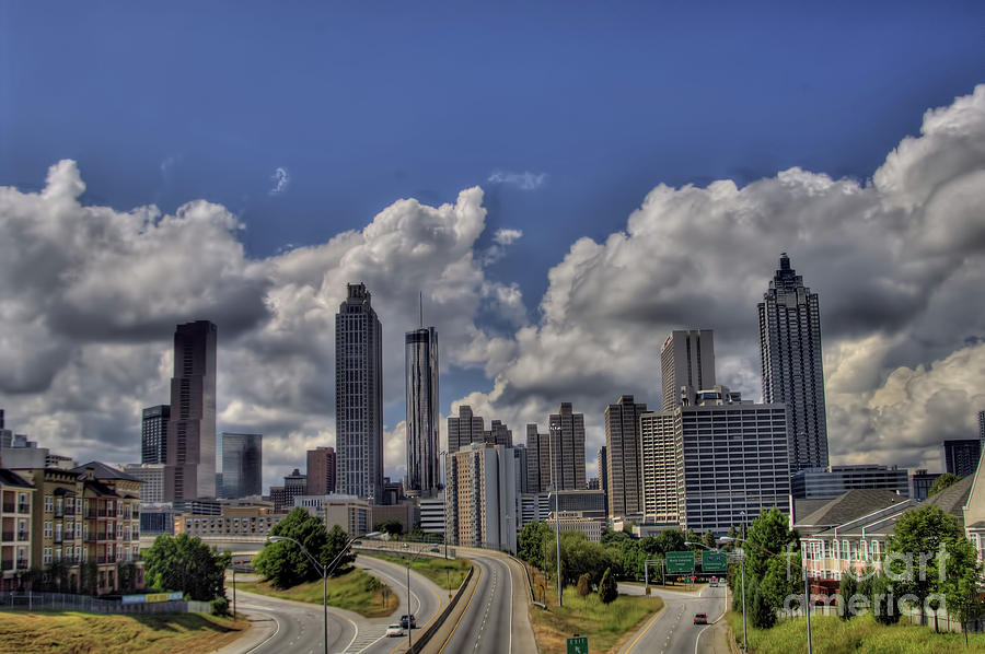 Dawson County Photograph - Atlanta Skyline by Corky Willis Atlanta Photography