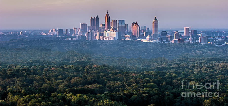 Atlanta Skyline Photograph - Atlanta Skyline by Doug Sturgess