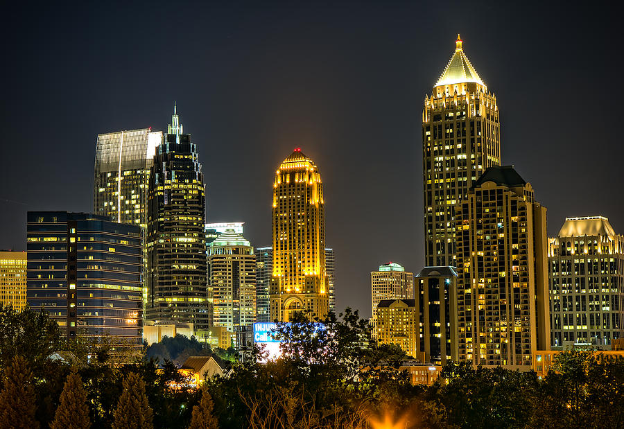 Atlanta Skyscrapers  Photograph by Anna Rumiantseva