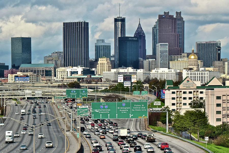 Atlanta up Ahead 2017 Photograph by Frozen in Time Fine Art Photography