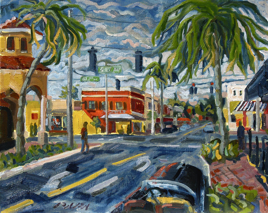 Atlantic Avenue Painting by Ralph Papa