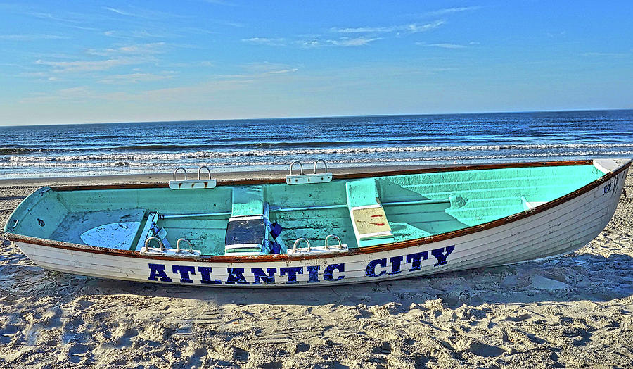 Atlantic City Rowboat Photograph by Joan Reese