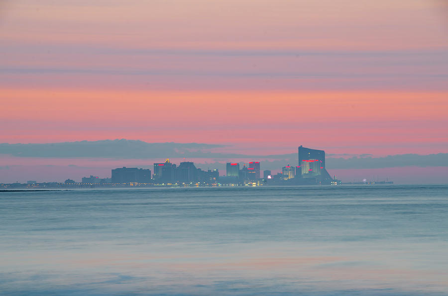 Atlantic City - Seascape at Dawn Photograph by Bill Cannon