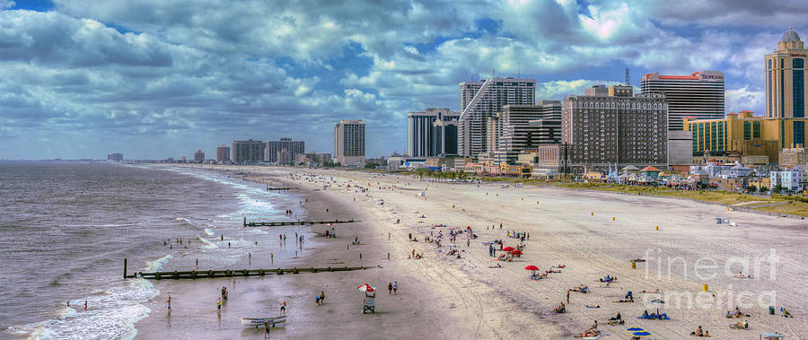 Atlantic City Shore Photograph by David Zanzinger