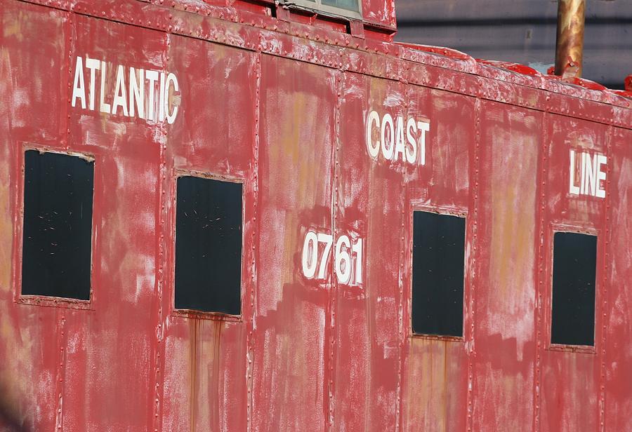 Atlantic Coast Line Caboose 0761 Color Photograph