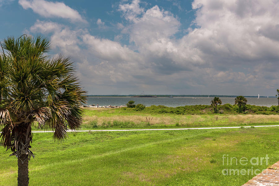 Atlantic Ocean View from Fort Moultrie Photograph by Dale Powell