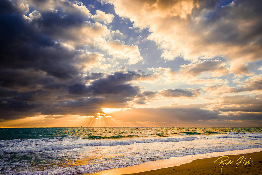 Atlantic Sunrise Photograph by Rikk Flohr