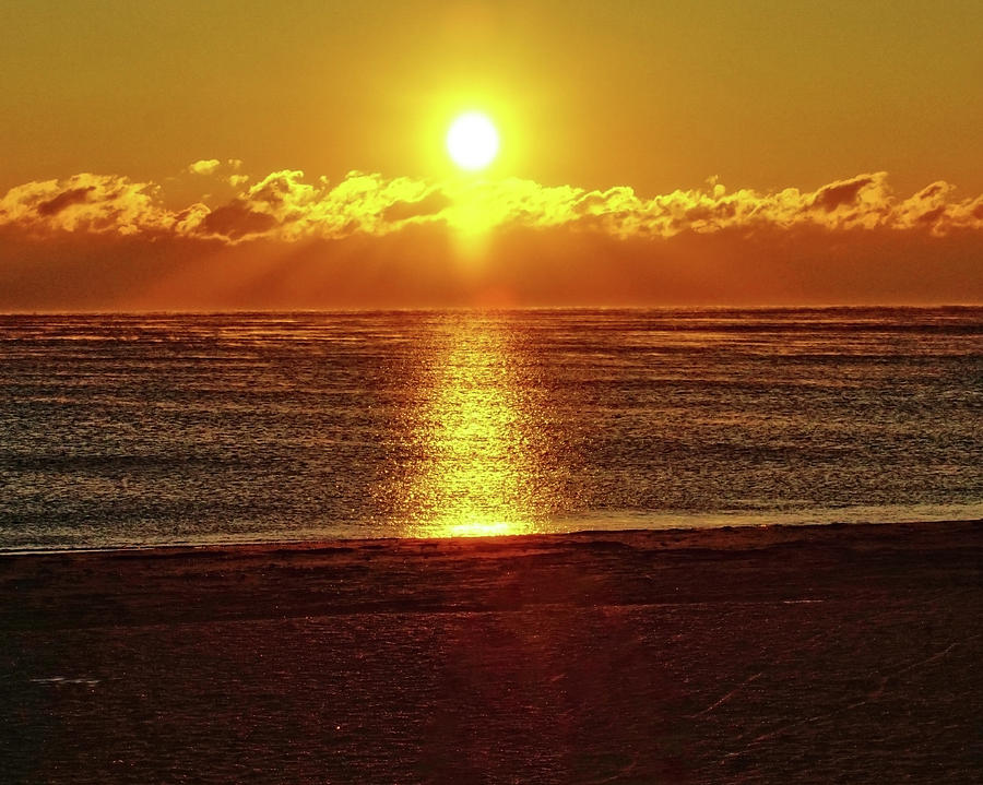 Atlantic Sunset Photograph by Bob Mullins