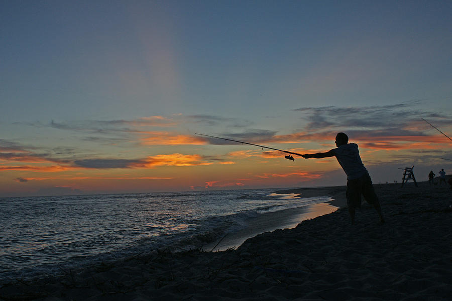 Atlantic Sunset Fishing Photograph by Blair Seitz