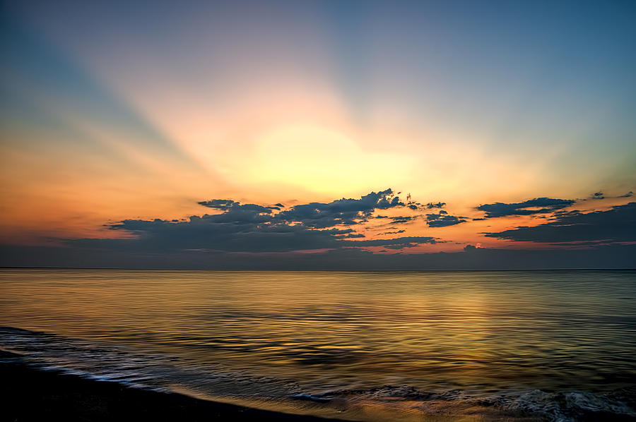 Atlantic Sunrise Photograph by Maria Coulson
