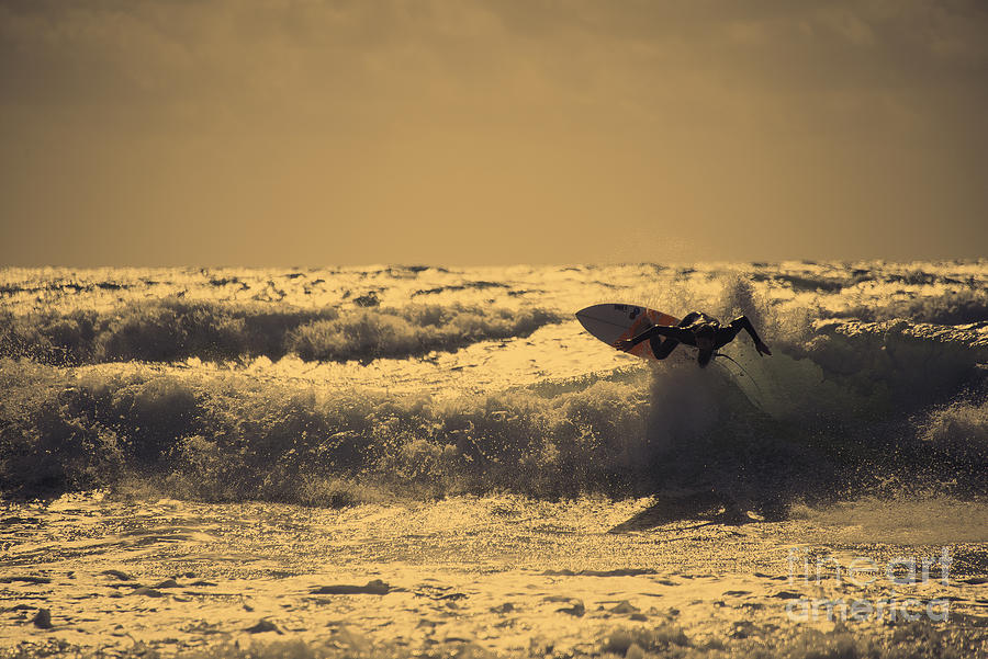 Surfing Photograph - Atlantic Surf  by Rob Hawkins