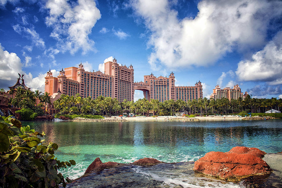 Landscape Photograph - Atlantis Resort - Paradise Island -  - Bahamas by Jon Berghoff